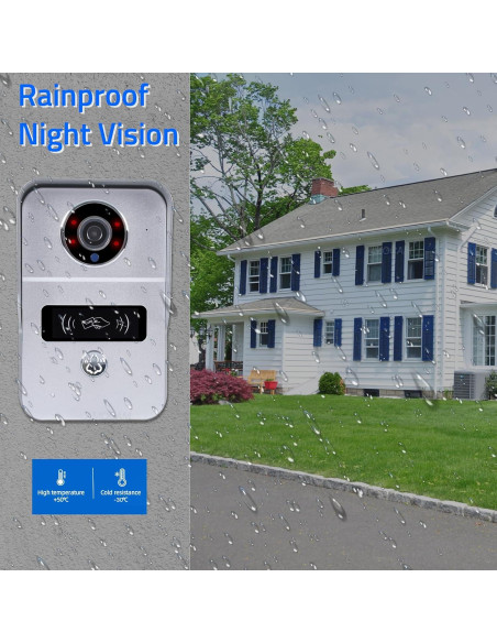 Intercomunicador de Video 7" AMOCAM 1080P WiFi 2 Hilos