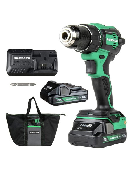 Taladro de Percusión Inalámbrico Metabo HPT 18V Kit 2 Baterías