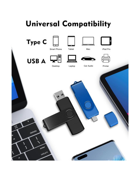 AreTop 32GB Unidad USB C Doble 2-en-1 Paquete de 10 AreTop 32GB Unidad USB C Doble 2-en-1 Paquete de 10