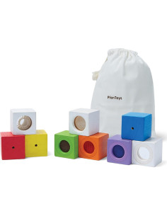 Bloques de Actividad Sensorial PlanToys - Set 9 Piezas 12+ Meses 2