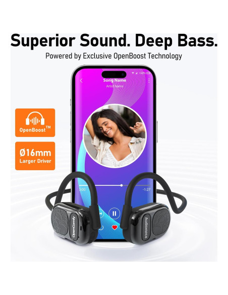 Auriculares Inalámbricos Audiovance OpenComfy CF201 - 7h Batería