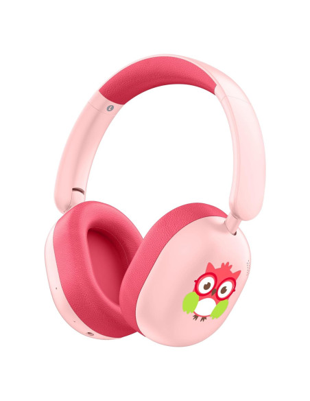 Auriculares LOBKIN Bluetooth 5.4 para Niños Plegables 55H Rosa