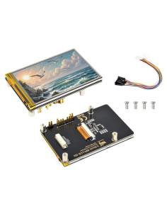 Pantalla Táctil Resistiva 3.5" Wonrabai LCD IPS 320x480