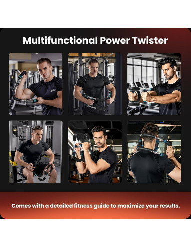 Entrenador de Brazo Giratorio Kasrech - 12 Niveles Resistencia 18-50 kg