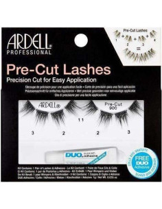 Pestañas Pre-Cortadas Ardell 900 - 1 Par con Adhesivo Duo 2