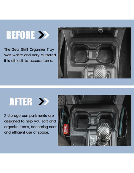 Caja de Almacenamiento Neepiar para Consola Toyota Tacoma 2016-2023