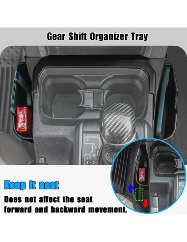 Caja de Almacenamiento Neepiar para Consola Toyota Tacoma 2016-2023