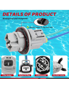 Conector de luz de giro Toyota Svicari 90075-60028 2 Pcs 2