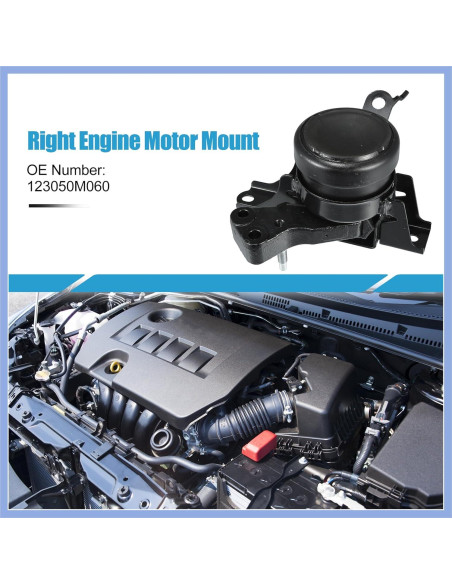Soporte de Motor PARSLUCK 123050M060 Derecho para Toyota