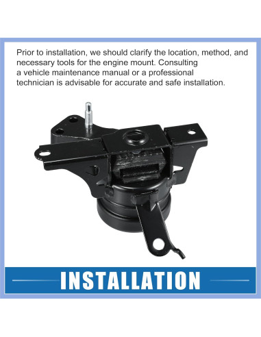 Soporte de Motor PARSLUCK 123050M060 Derecho para Toyota