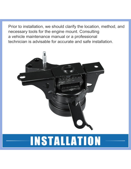 Soporte de Motor PARSLUCK 123050M060 Derecho para Toyota