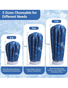 Bolsa de Hielo Reutilizable NEWGO 15.24 cm para Lesiones 2