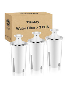 Filtro de Agua Tikstoy Compatible con Brita y Mavea - 3 Unidades