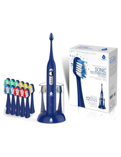 Cepillo de dientes sónico recargable Pursonic S430, 12 cabezales