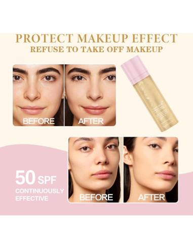 Spray Fijador Solar HRTTUO SPF 50 para Cara y Cuerpo 56.7g