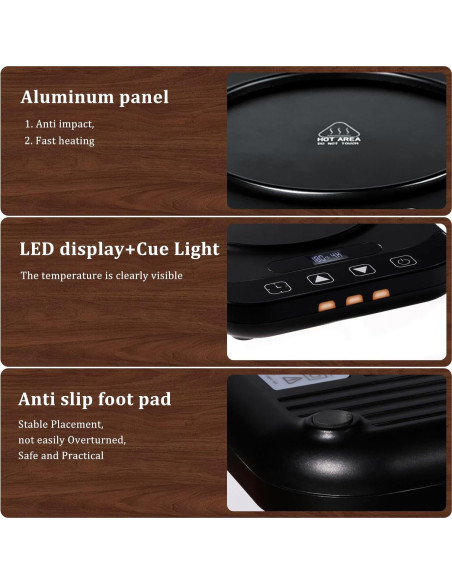 Calentador de Tazas LOUVERTOIL 36W con Temporizador y Apagado Automático