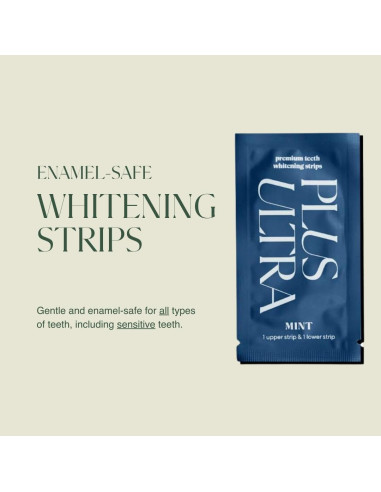 Tiras Blanqueadoras de Dientes Plus Ultra - 14 Días - Menta