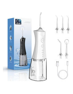 Irrigador Oral Inalámbrico NJJAETKSP 350ml 4 Modos IPX7