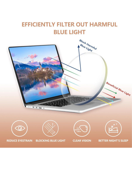 Gafas de Luz Azul OPTOFENDY para Mujeres TR90 Anti UV400