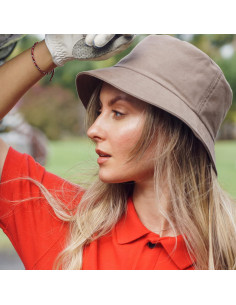 Sombrero de Cubo PFFY UV 50+ Unisex 2 Paquetes Blanco/Negro 2