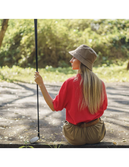Sombrero de Cubo PFFY UV 50+ Unisex 2 Paquetes Blanco/Negro
