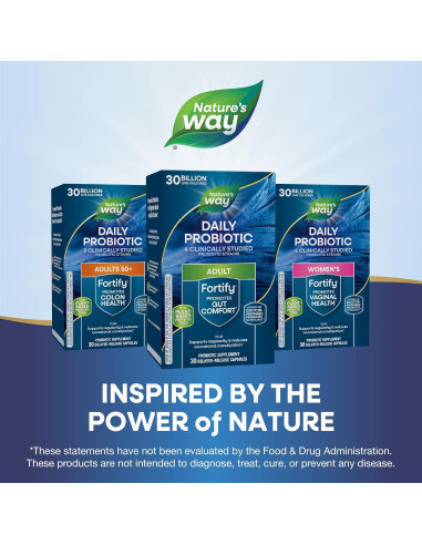 Probioticos Nature's Way 30 Mil Millones 30 Cápsulas