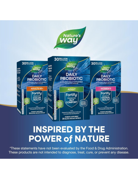 Probioticos Nature's Way 30 Mil Millones 30 Cápsulas Probioticos Nature's Way 30 Mil Millones 30 Cápsulas