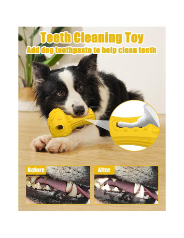 Juguete Interactivo para Perros KrauzPet 13cm Caucho Duradero