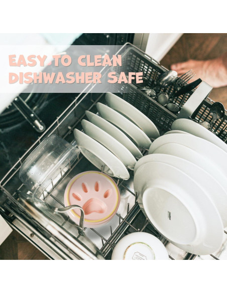 Cuenco de Alimentación Lenta YOBRO Rosa para Perros Medianos