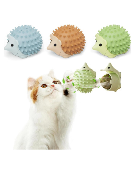 Pelotas de Juguete para Gatos con Hierba Gatera - 3 Pcs