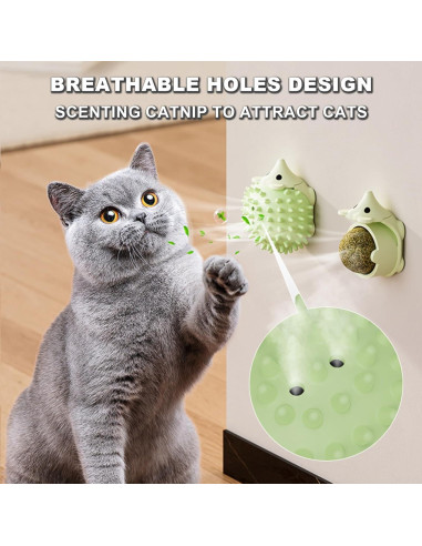 Pelotas de Juguete para Gatos con Hierba Gatera - 3 Pcs
