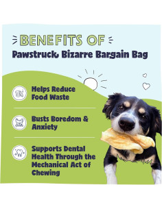 Golosinas Naturales para Perros Pawstruck 0.45 kg - Variedad Bizarra 2