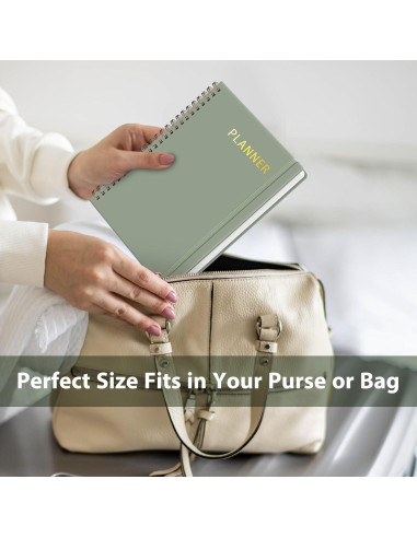 Planificador Semanal Sin Fecha VALOME A5 Verde 52 Semanas