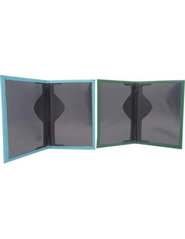 Funda de Pasaporte Honbay 2PCS Cuero Artificial Unisex