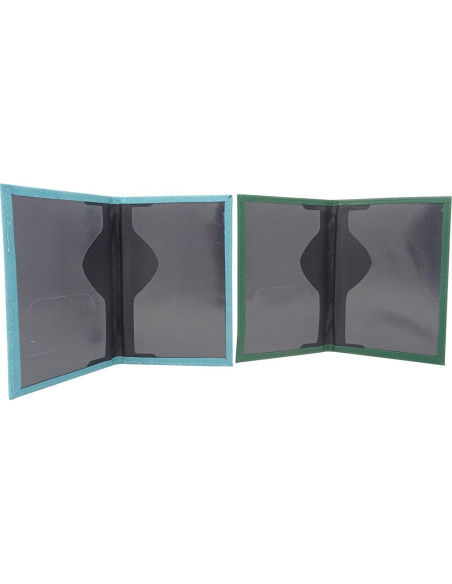 Funda de Pasaporte Honbay 2PCS Cuero Artificial Unisex