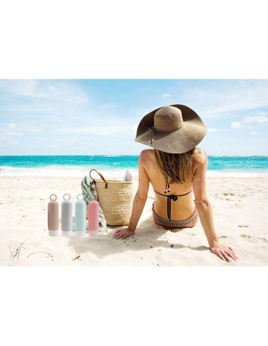 Botellas de Silicona Fullplus 3 oz Reutilizables para Viaje