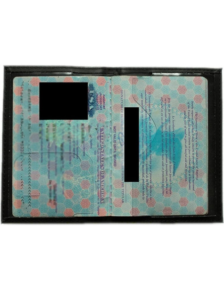 Funda de Pasaporte Honbay 2PCS Cuero Artificial Unisex