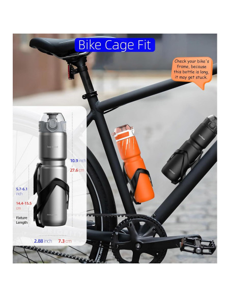 Botella de Agua Aislada MYFOREST 700ml Acero Quirúrgico