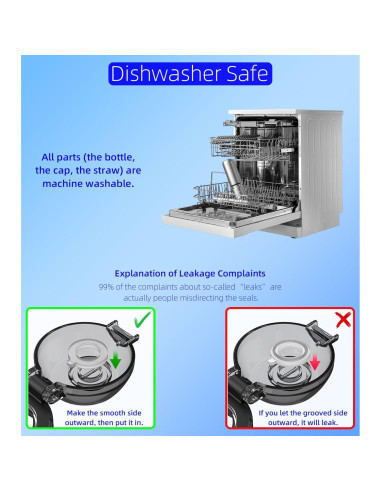 Botella de Agua Aislada MYFOREST 700ml Acero Quirúrgico