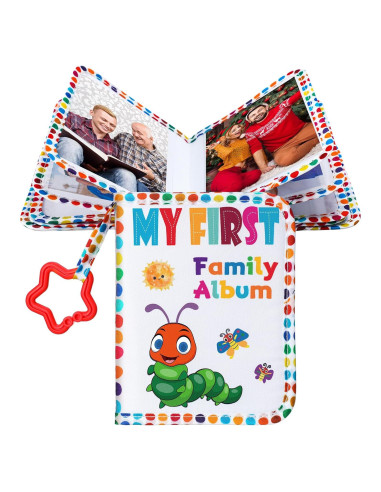 Álbum Familiar de Tela Suave Fullhawl 17 Fotos 14x18 cm