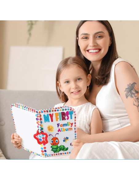 Álbum Familiar de Tela Suave Fullhawl 17 Fotos 14x18 cm