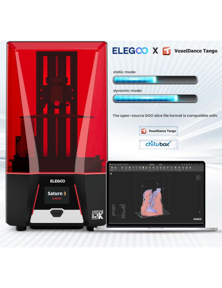 Impresora 3D de Resina ELEGOO Saturn 3 12K LCD 10"