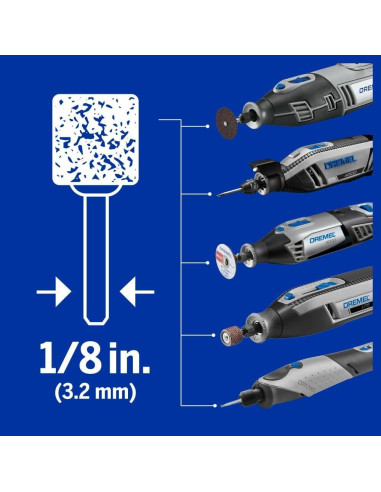 Kit de Accesorios Dremel 735-01 para Vidrio y Piedra - 8 Piezas