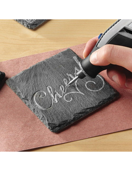 Kit de Accesorios Dremel 735-01 para Vidrio y Piedra - 8 Piezas