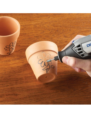 Kit de Accesorios Dremel 735-01 para Vidrio y Piedra - 8 Piezas