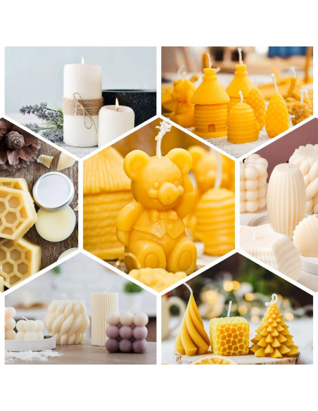 Gránulos de Cera de Abeja Amarilla Grcdoyvl 4.54kg Natural