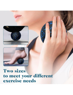 Juego de Rodillos de Espuma HYSHLC para Masaje y Yoga 2