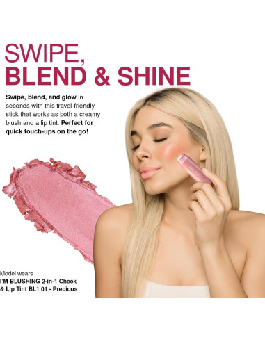 Tinte 2-en-1 para Mejillas y Labios Palladio Querido - Rubor Crema