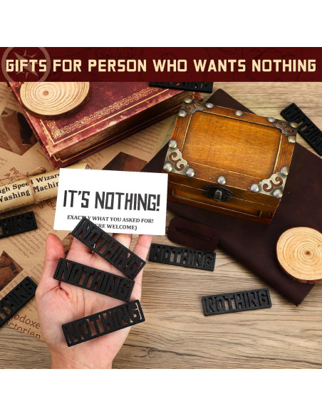 Cofre del Tesoro de Nada JULEASEL - Regalo Divertido 12x8x7.5cm