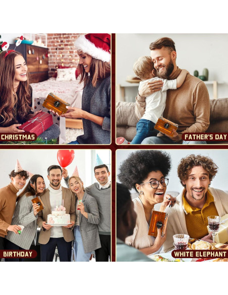 Cofre del Tesoro de Nada JULEASEL - Regalo Divertido 12x8x7.5cm